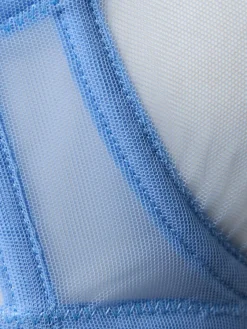 Reggiseno in tulle trasparente