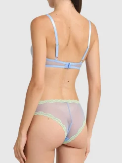 Reggiseno in tulle trasparente