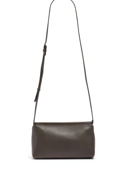 Rene micro grain leather shoulder bag