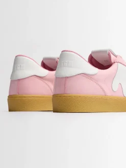Retro Trainer leather lace-up sneakers