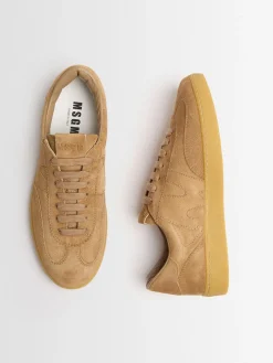 Retro Trainer suede lace-up sneakers