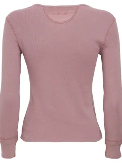 Ribbed cotton jersey long sleeve top