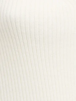 Ribbed cotton tank top