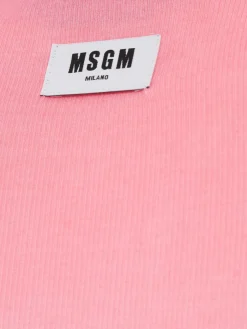 Ribbed long sleeve stretch t-shirt