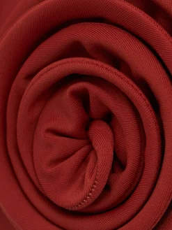Rose detail bikini top