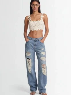 Rose knit top