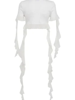 Ruffled t-shirt