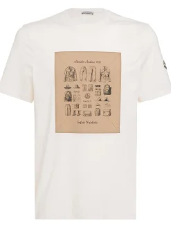 Safari wardrobe print cotton t-shirt