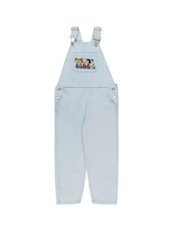 Salopette in denim di cotone