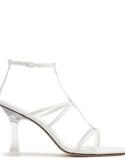 Sandali Artemis in pelle e plexi 90mm