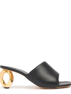 Sandali Chain in pelle 75mm