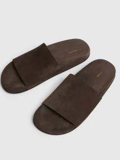 Sandali Hugh in pelle