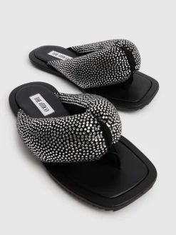 Sandali Indie Max in camoscio / cristalli