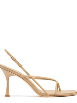 Sandali Wishbone in pelle 90mm