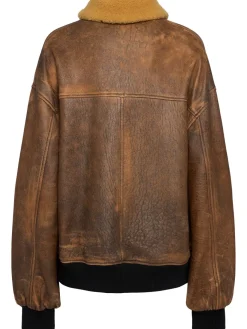 Sandor leather bomber jacket