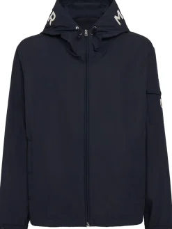Sassiere tech hooded casual jacket
