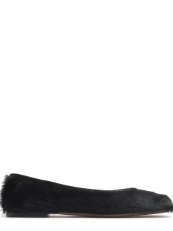 Scarpe basse Square Ballet in pelle