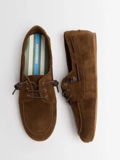 Scarpe da barca D2 College in camoscio
