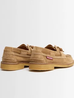 Scarpe da barca in camoscio