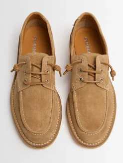 Scarpe da barca in camoscio