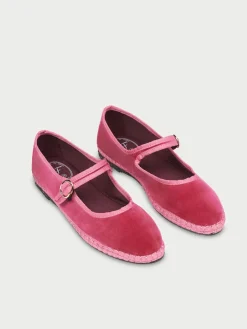 Scarpe Mary Jane Frances in velluto