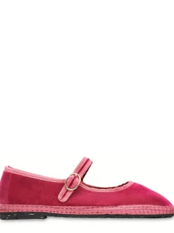 Scarpe Mary Jane Frances in velluto