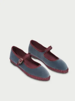 Scarpe Mary Jane Georgina in velluto