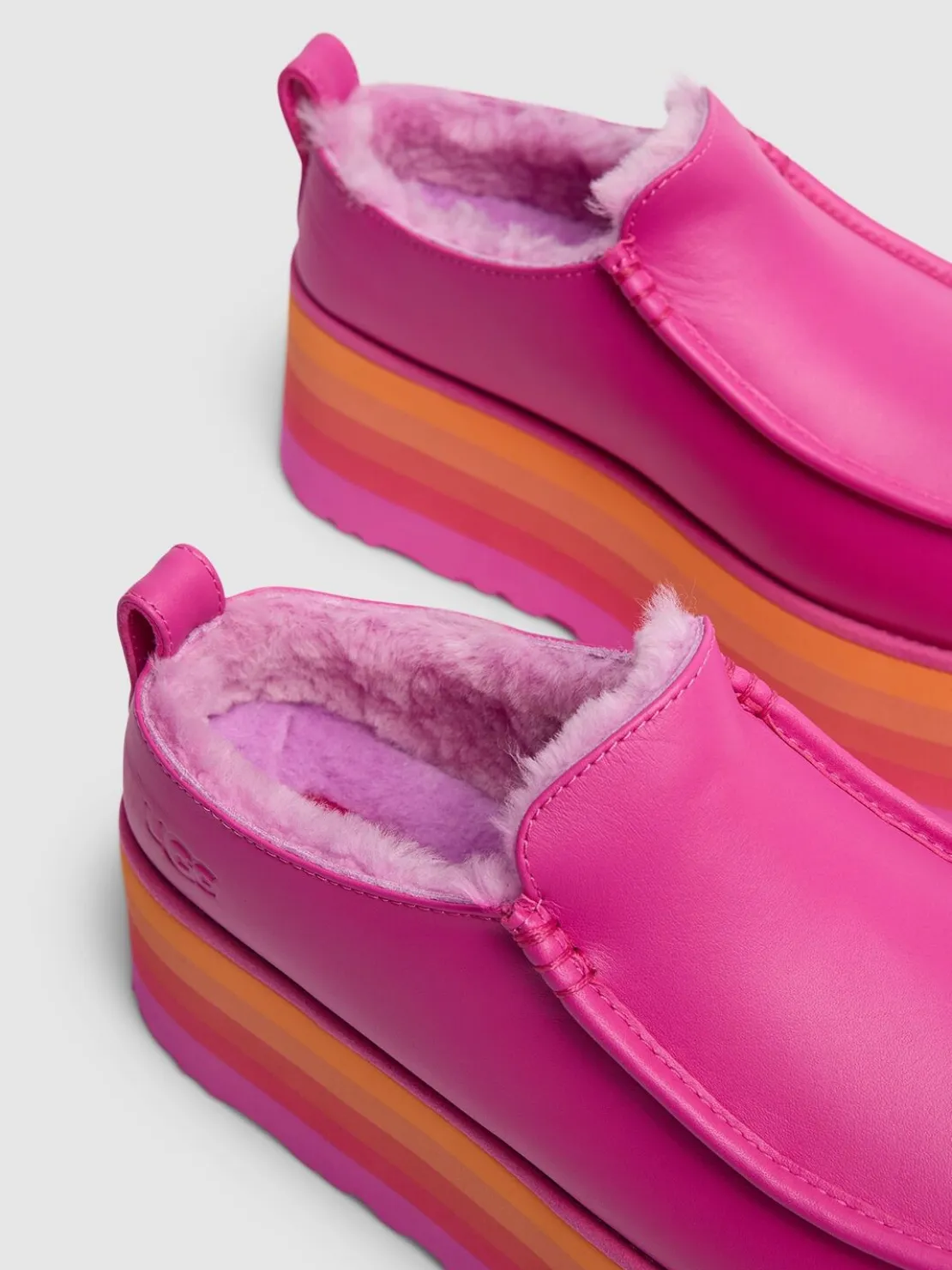 Scarpe platform U URSeen Raspberry Multi