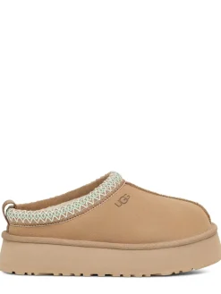 Scarpe Tazz in shearling con platform 40mm