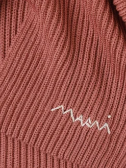 Sciarpa in maglia di misto lana