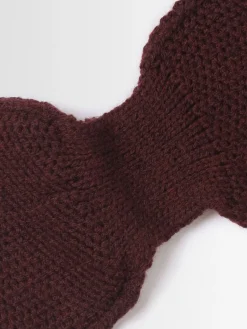 Sciarpa in maglia di misto lana