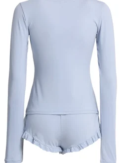 Scoop neck top & shorts sleep set