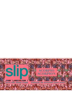 Scorpio printed silk sleep mask