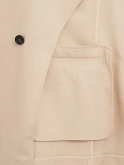 Self-tie blazer
