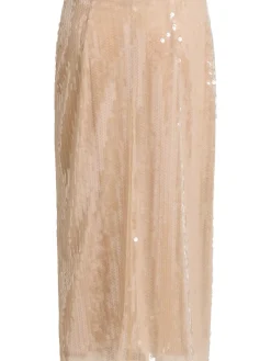 Sequined midi skirt