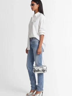 Sequined shoulder bag