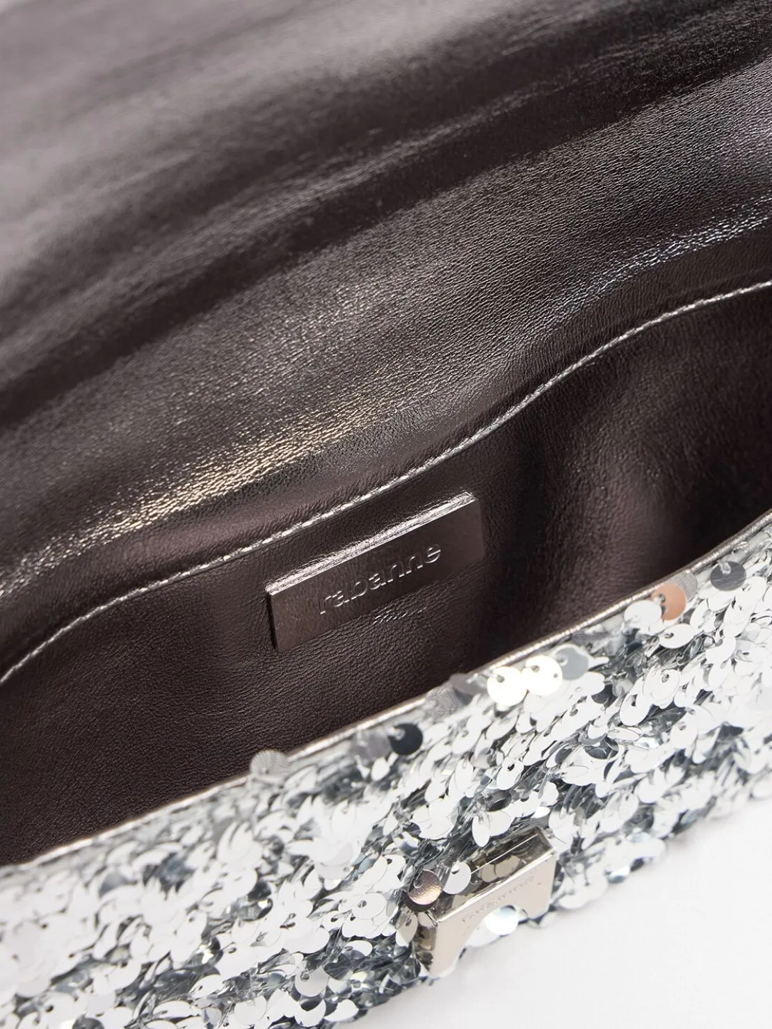 Sequined shoulder bag