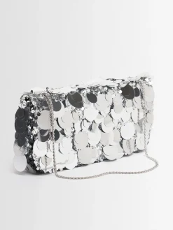 Sequined shoulder bag