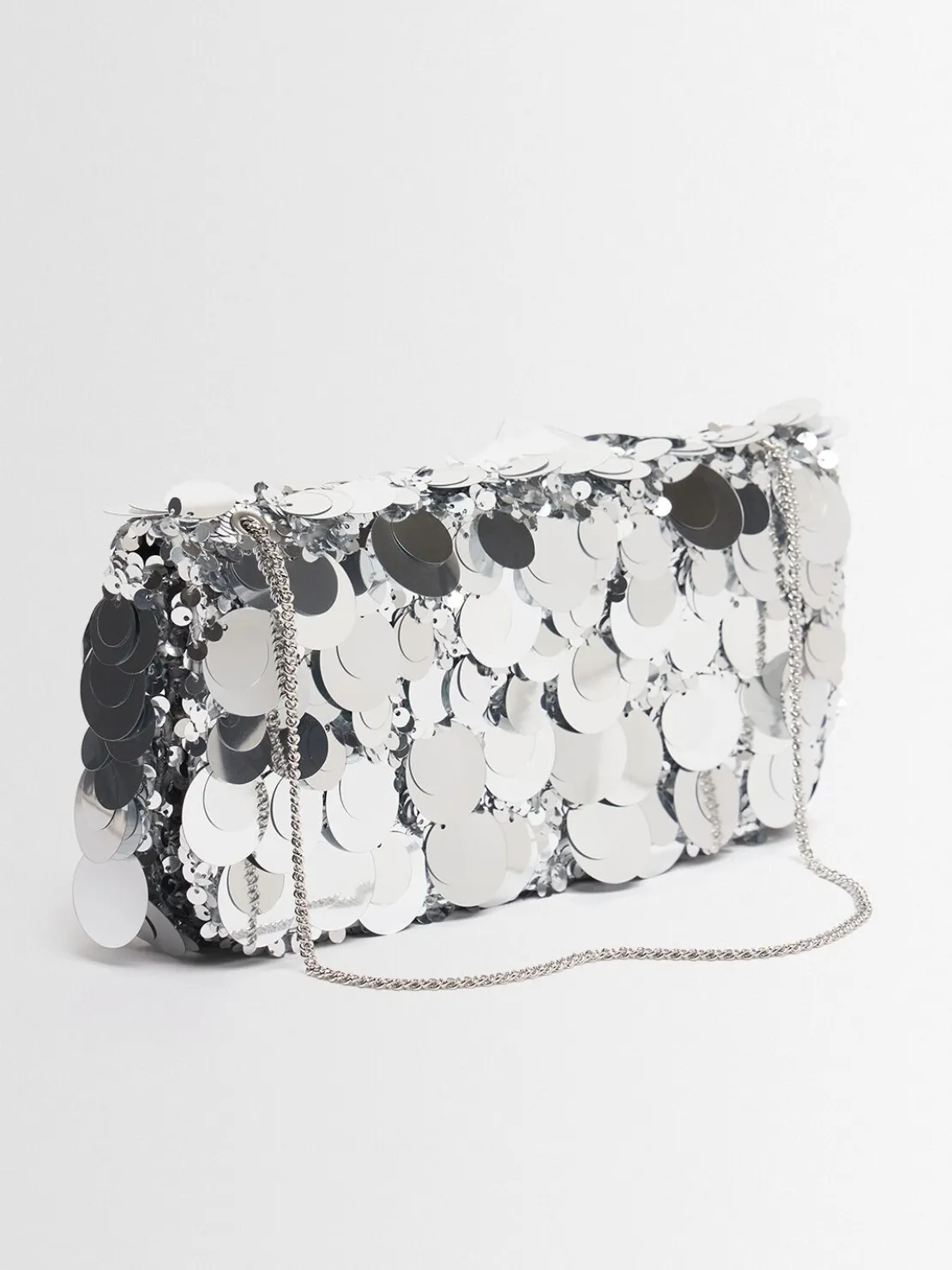 Sequined shoulder bag