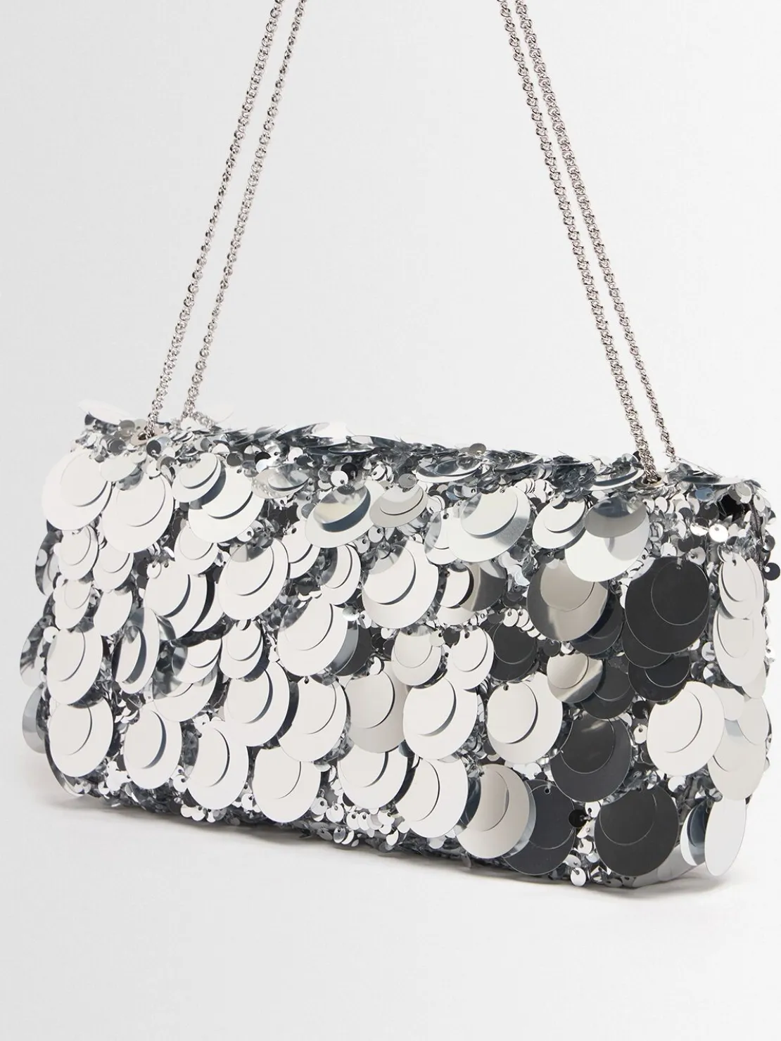 Sequined shoulder bag