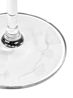 Set di 4 bicchieri Camelia Aubergine