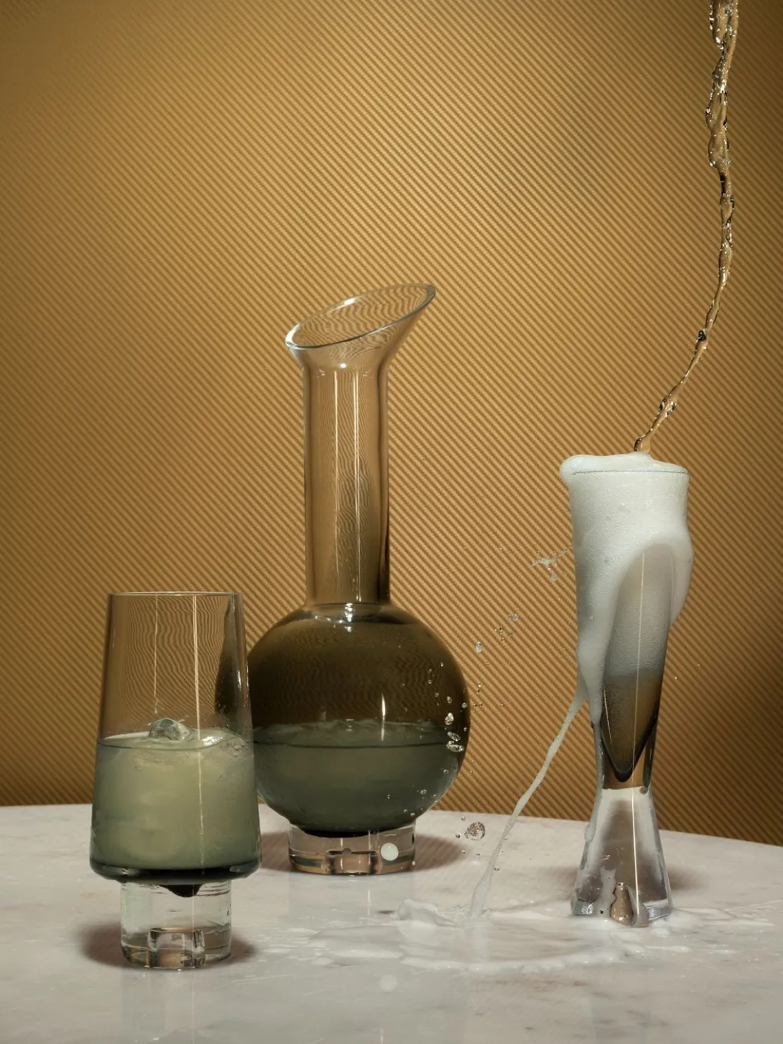 Set di 2 bicchieri da champagne Tank