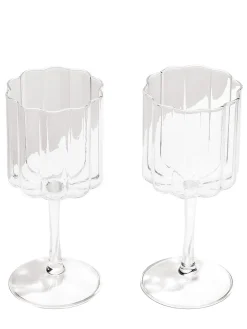 Set di 2 bicchieri da vino Wave