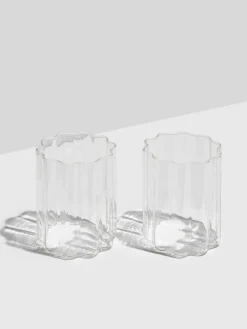 Set di 2 bicchieri Wave