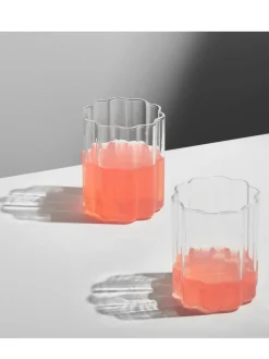 Set di 2 bicchieri Wave