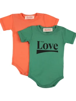 Set di 2 body in jersey di cotone