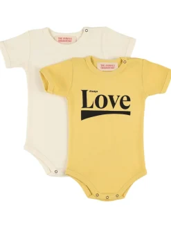 Set di 2 body in jersey di cotone
