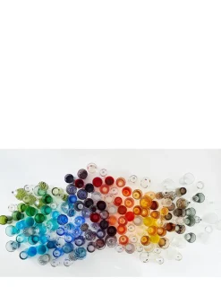 Set di 6 calici da vino Peony multicolor