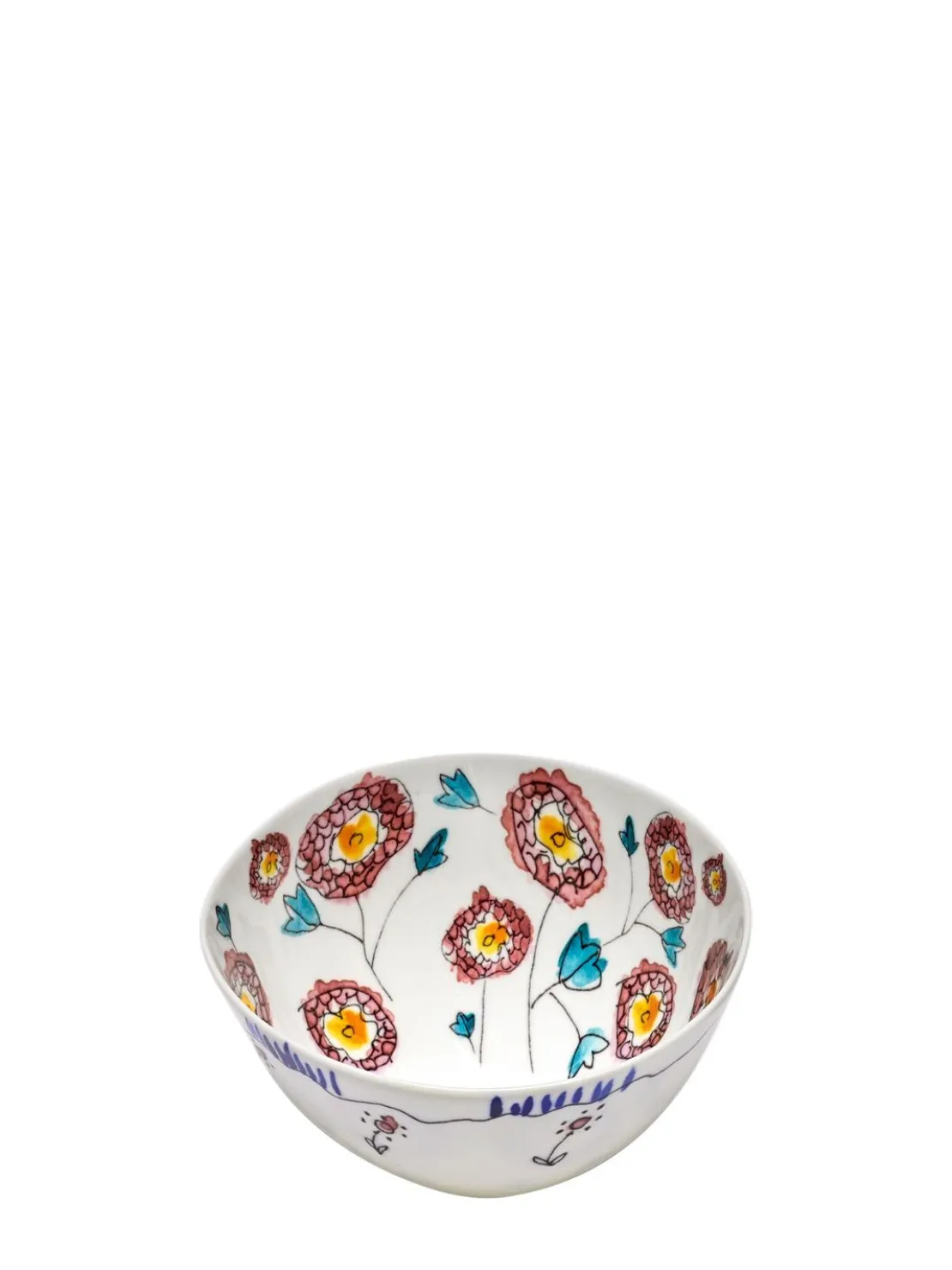 Set di 2 ciotole Anemone Milk