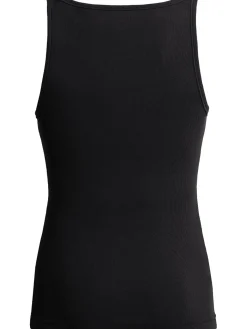 Set di di 3 tank top in misto cotone a costine